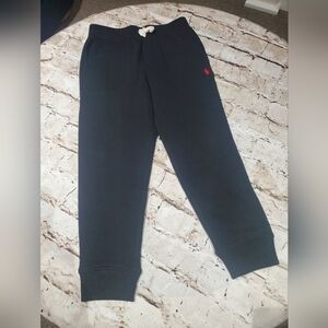 Ralph Lauren Black Polo Sweatpants, Kids Size 6